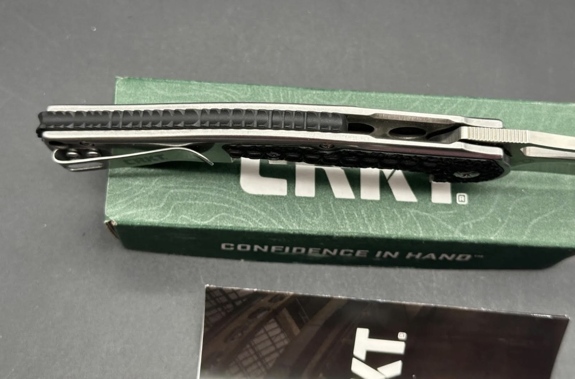 CRKT CARNUFEX FRAMELOCK FLIPPER KNIFE, GFN BLACK, 5480 - Image 3