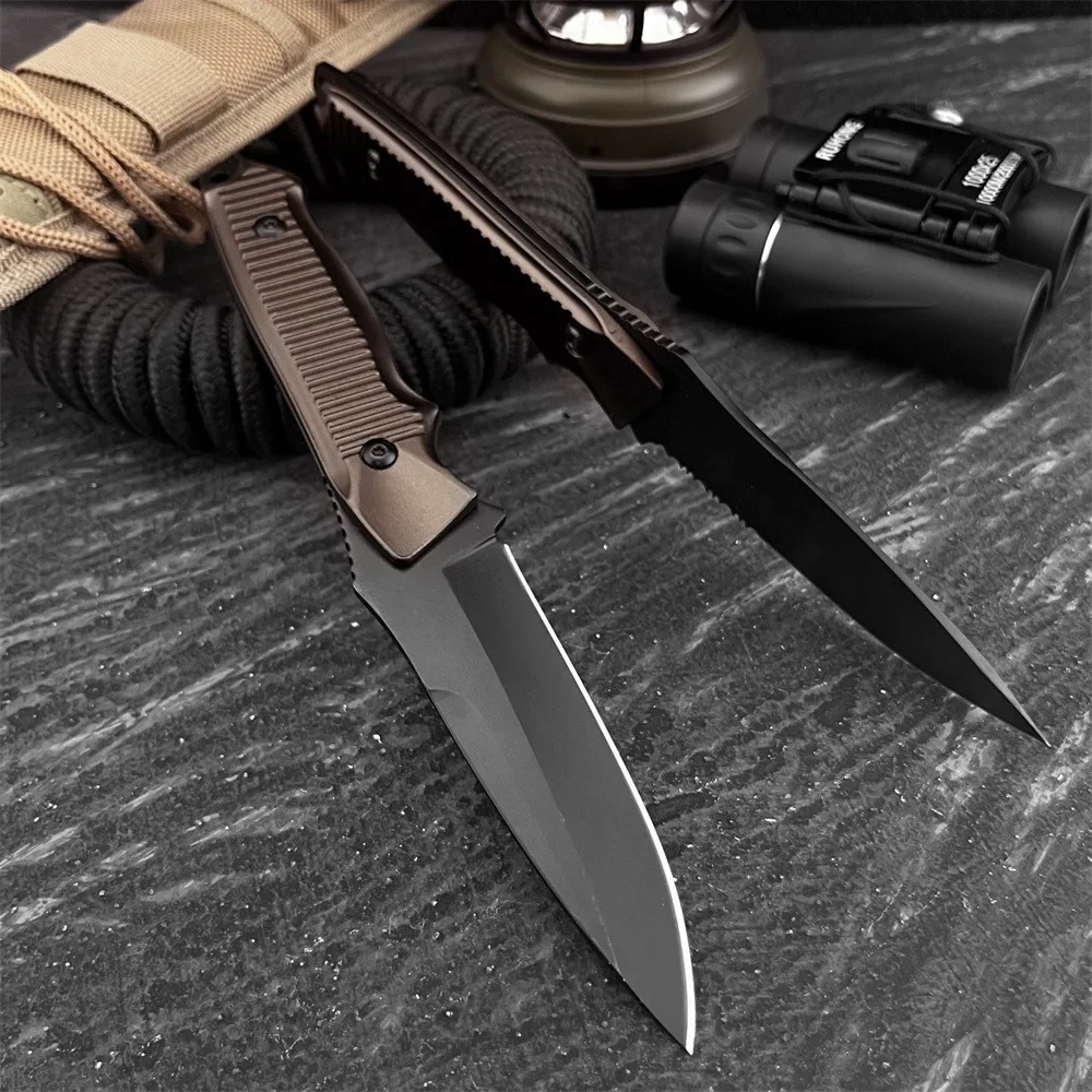 440C STEEL BLADE, ALUMINUM HANDLE HUNTING KNIFE 140BK - Image 2