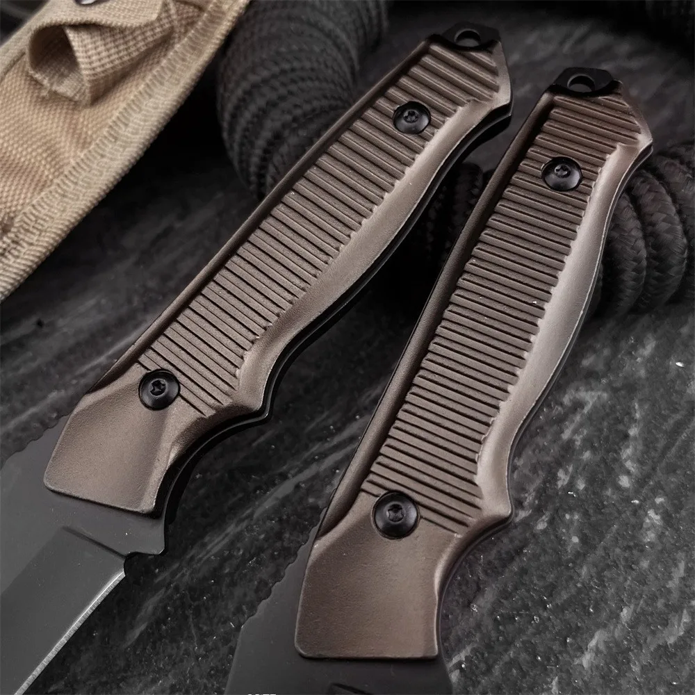 440C STEEL BLADE, ALUMINUM HANDLE HUNTING KNIFE 140BK - Image 4