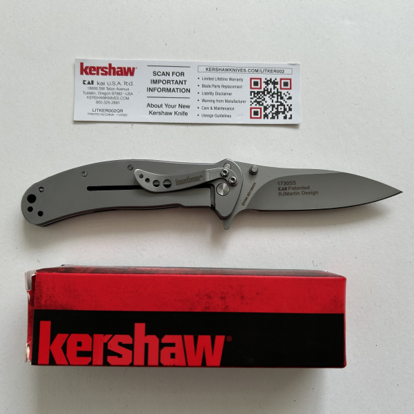 KERSHAW ZING 1730SS, FLIPPER FOLDING KNIFE