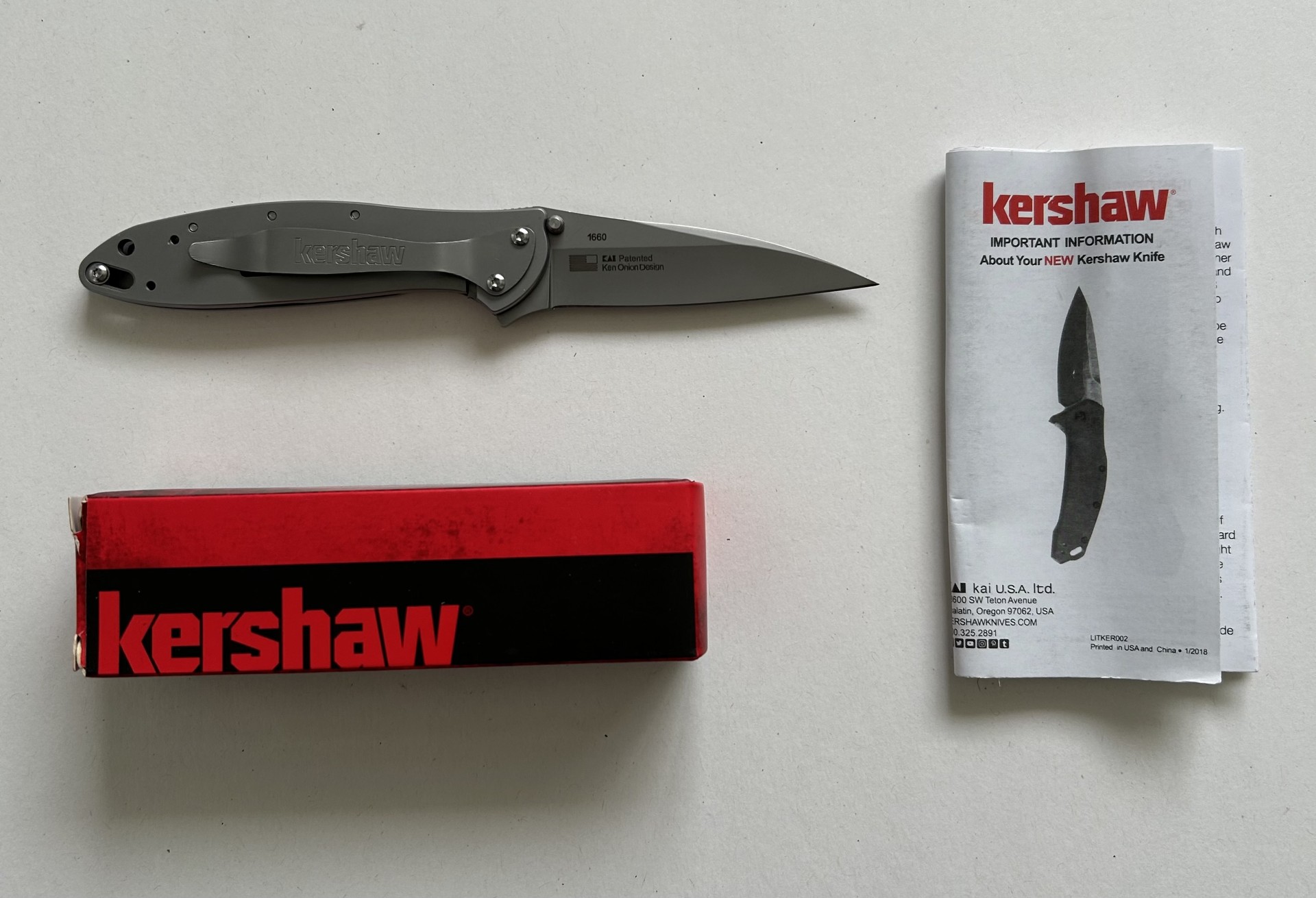 KERSHAW 1660 LEEK FOLDING KNIFE - Image 2