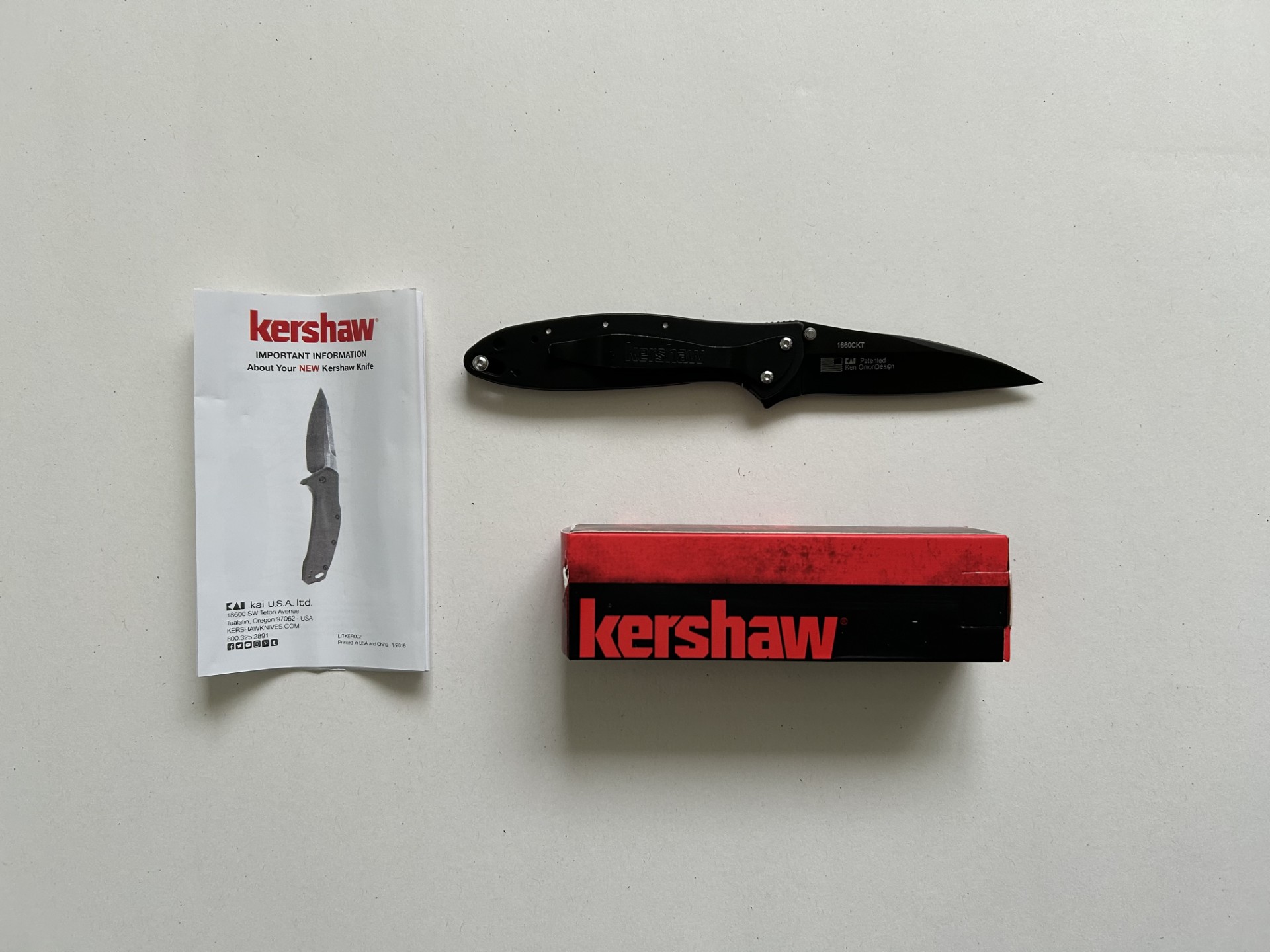 KERSHAW 1660 LEEK FOLDING KNIFE - Image 3